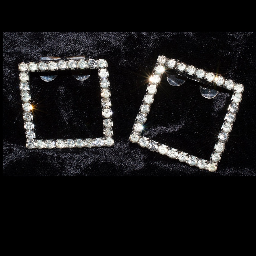 Vintage Rhinestone Shoes Clips